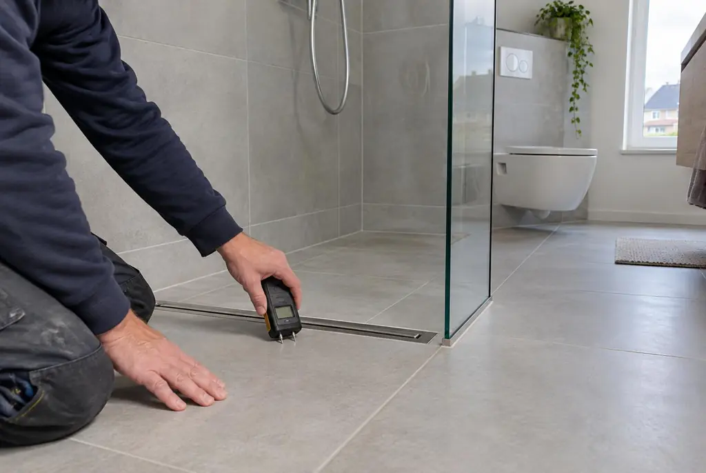 Lekdetectie Baarn – badkamer in een nieuwbouwwoning